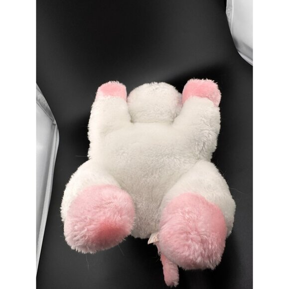 Plush White Pink Pig Mouse American Wego 1968 1960s RARE 8” Stuffed Animal READ - Picture 14 of 16